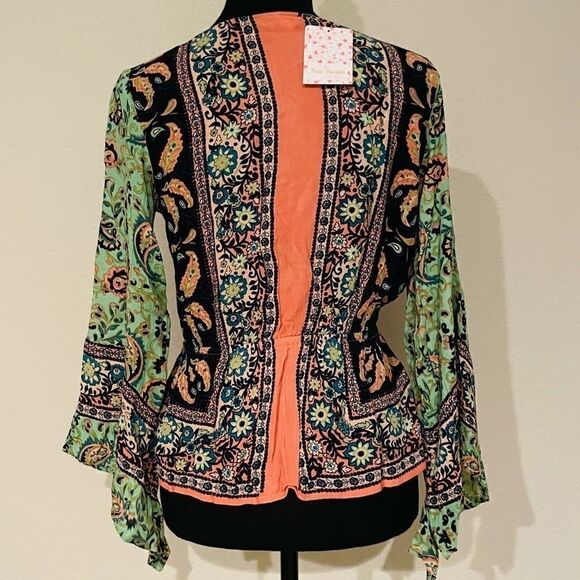 NWT Free People Rosalie Wrap Top - Picture 6 of 8